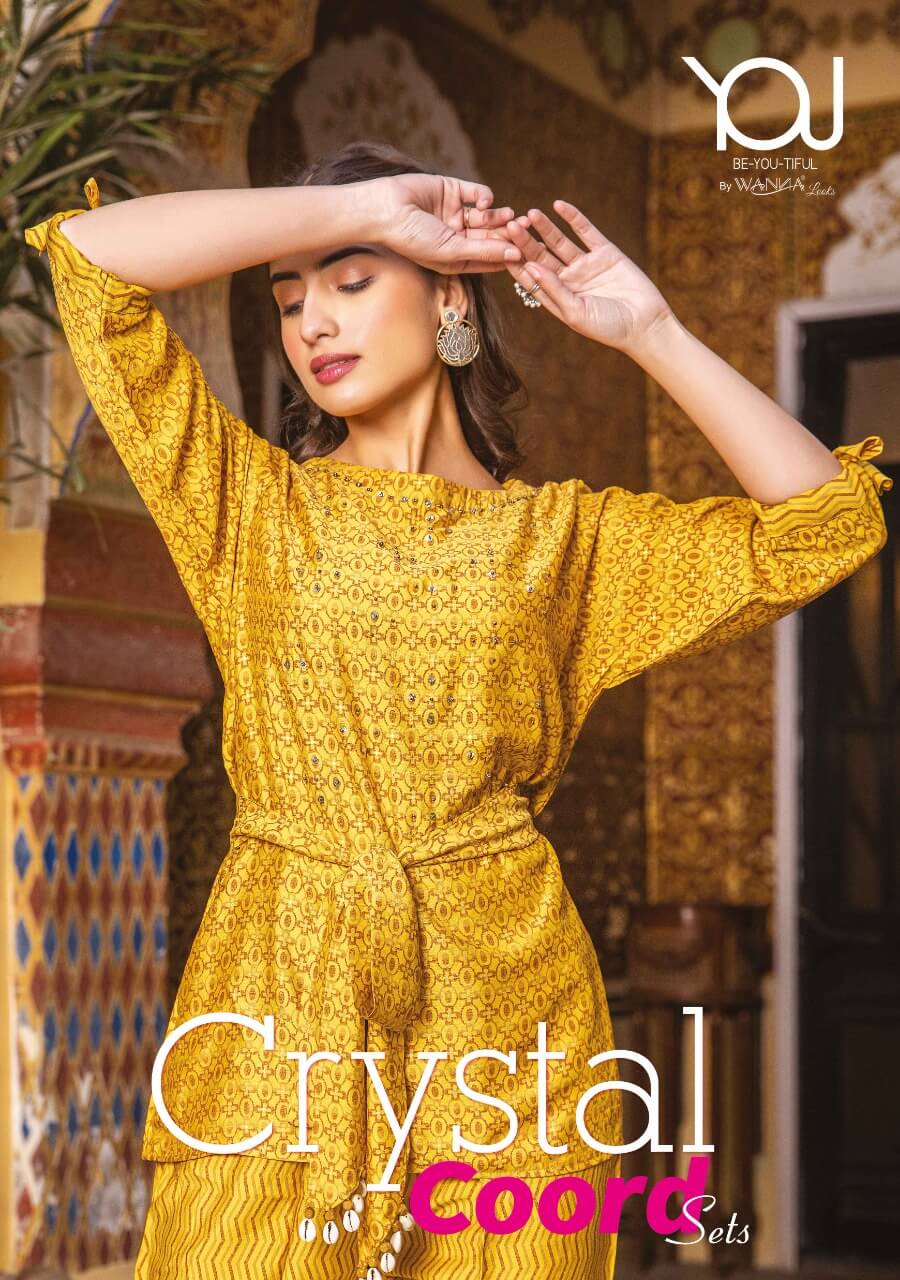 Wanna kurti Crystal Chord Set